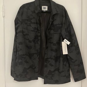 Old Navy camo water resistant jacket